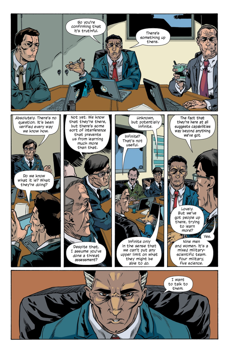Illustration for article titled Read the first issue of Letter 44, the comic everyone's raving about